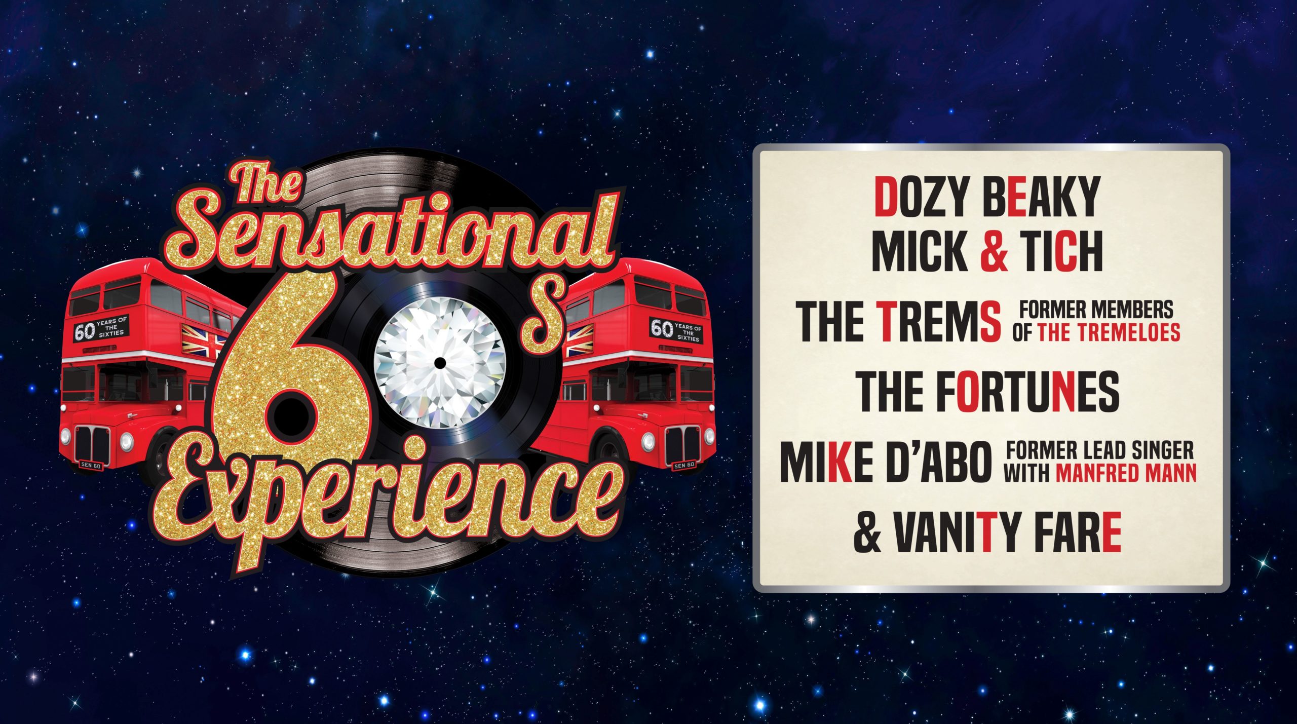 The Sensational 60s Experience 2024