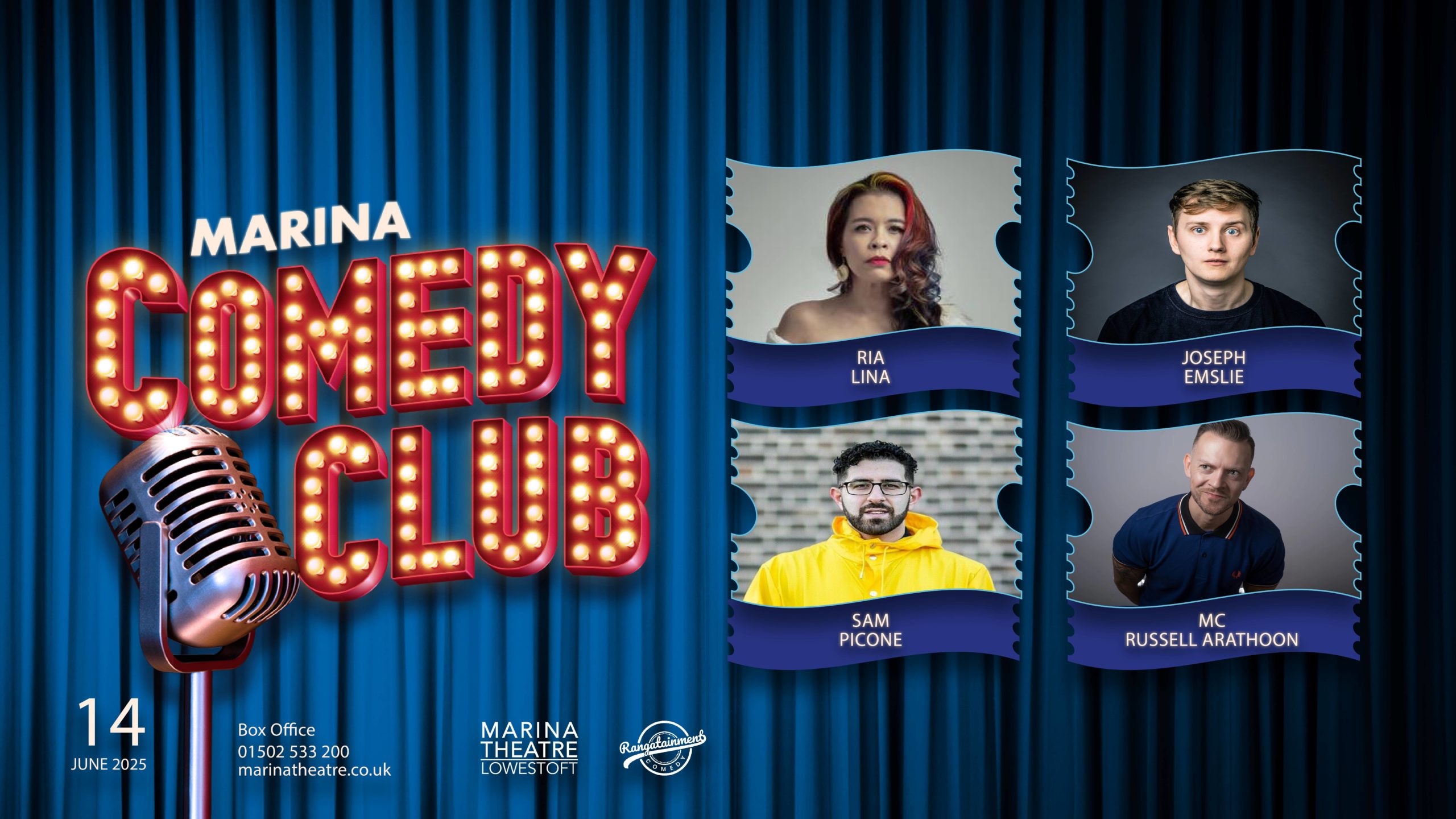 Marina Comedy Club – June 2025