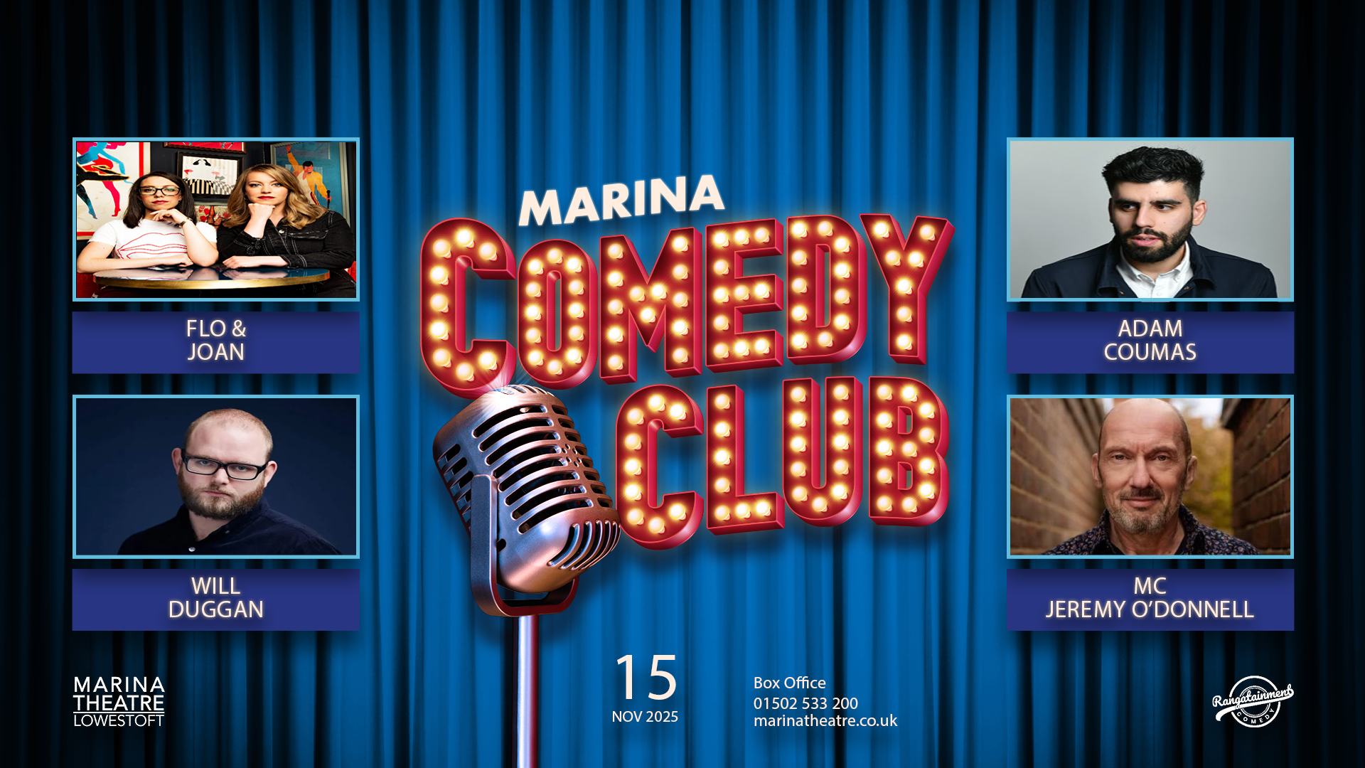 Marina Comedy Club – November 2025