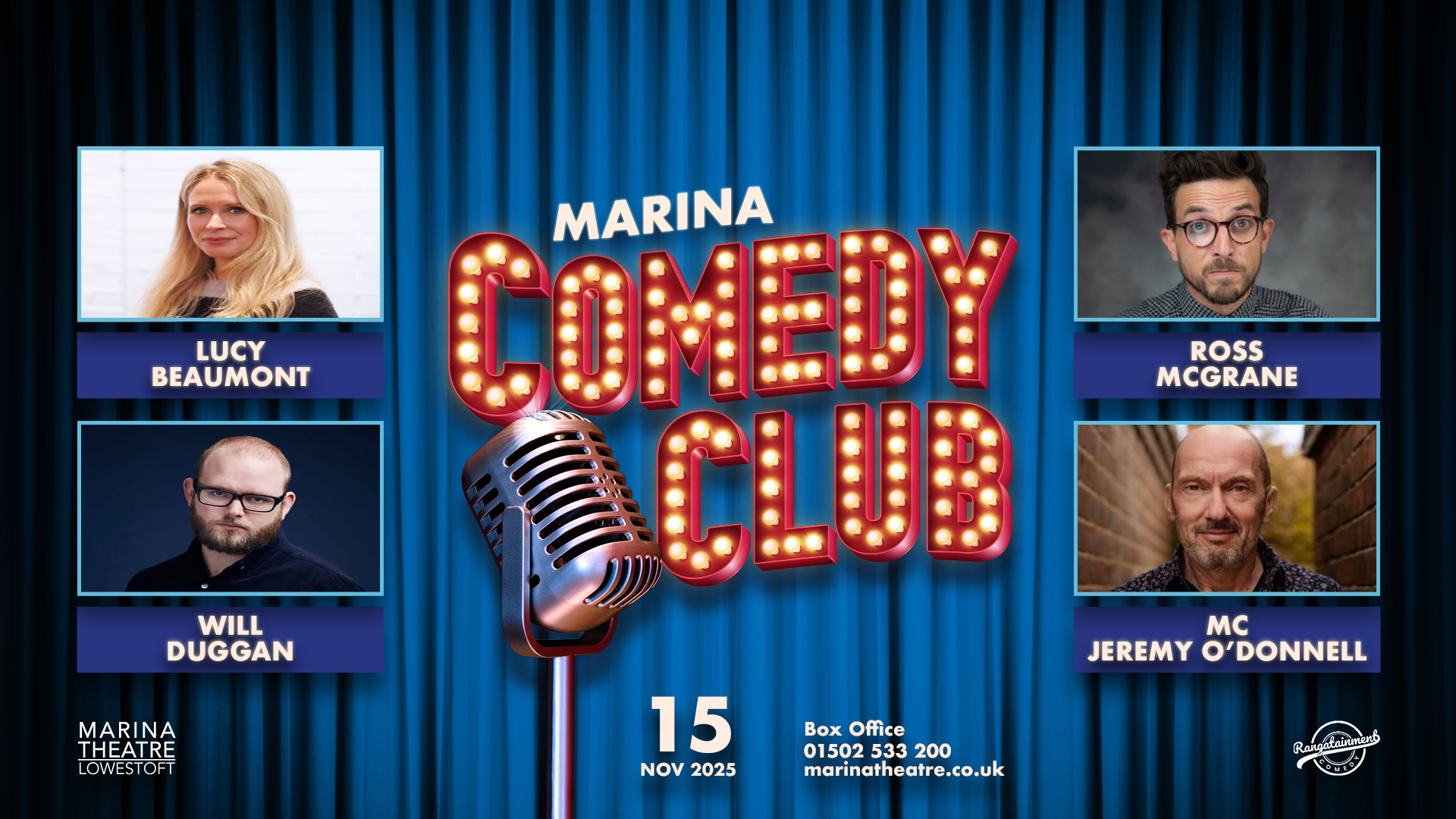 Marina Comedy Club – November 2025