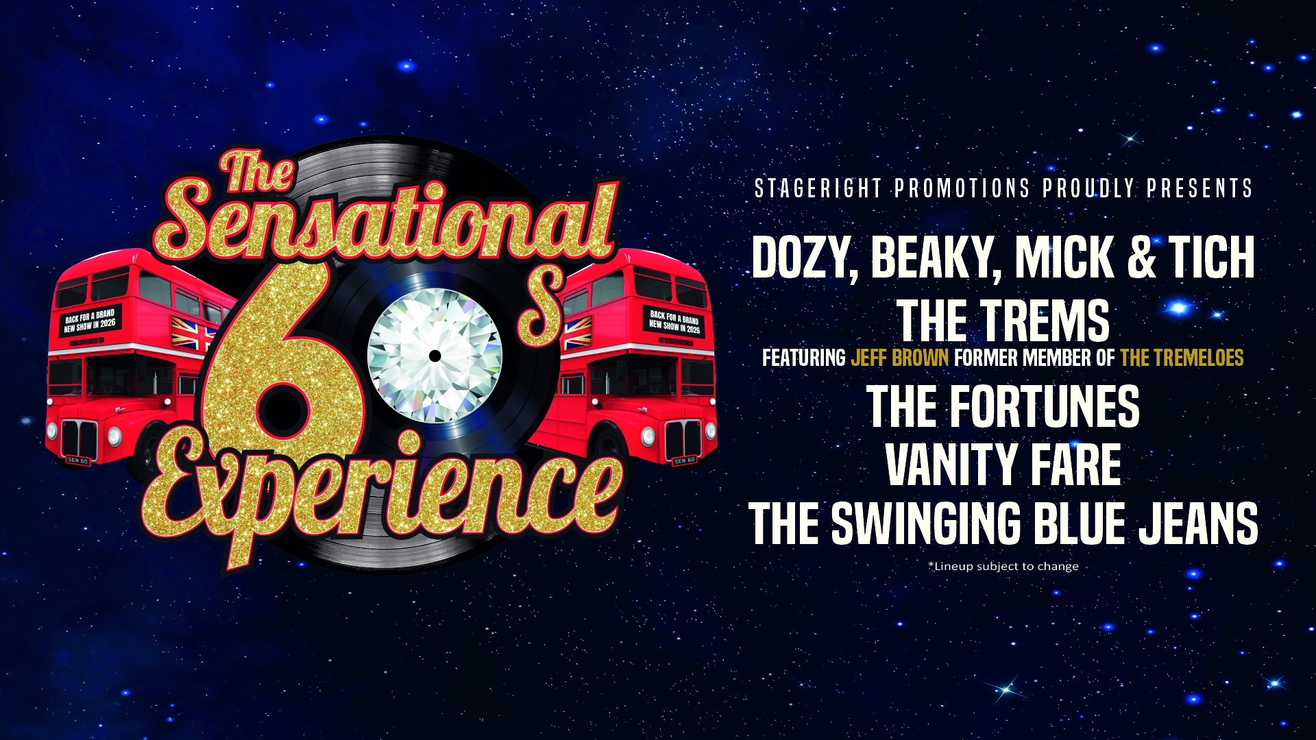 The Sensational 60s Experience 2026