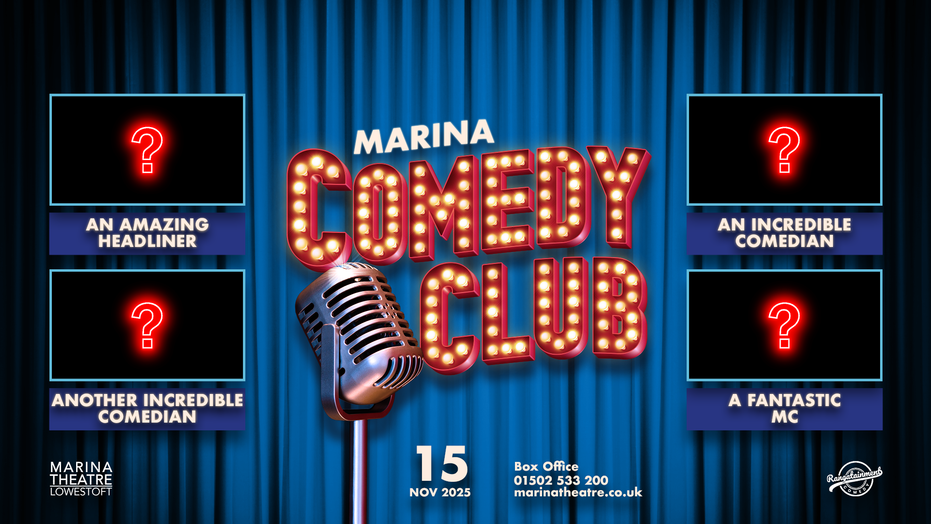 Marina Comedy Club – May 2026