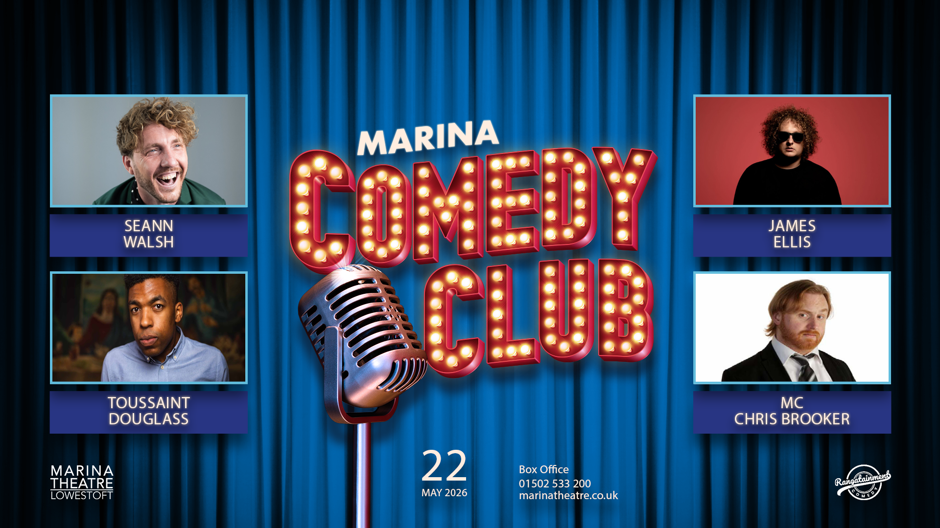 Marina Comedy Club – May 2026